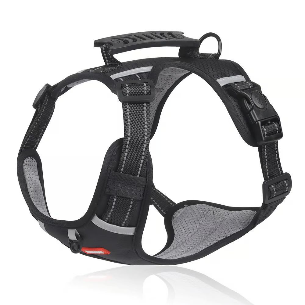 Pettorina per animali domestici, guinzaglio in nylon per cani, rete tr