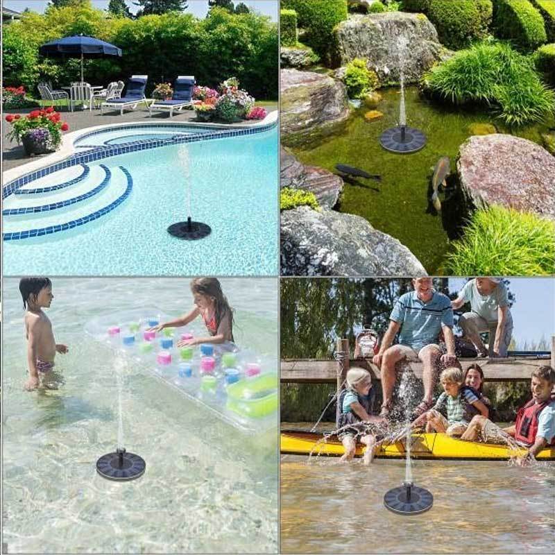 Dai vita al tuo giardino con una fontana magica solare