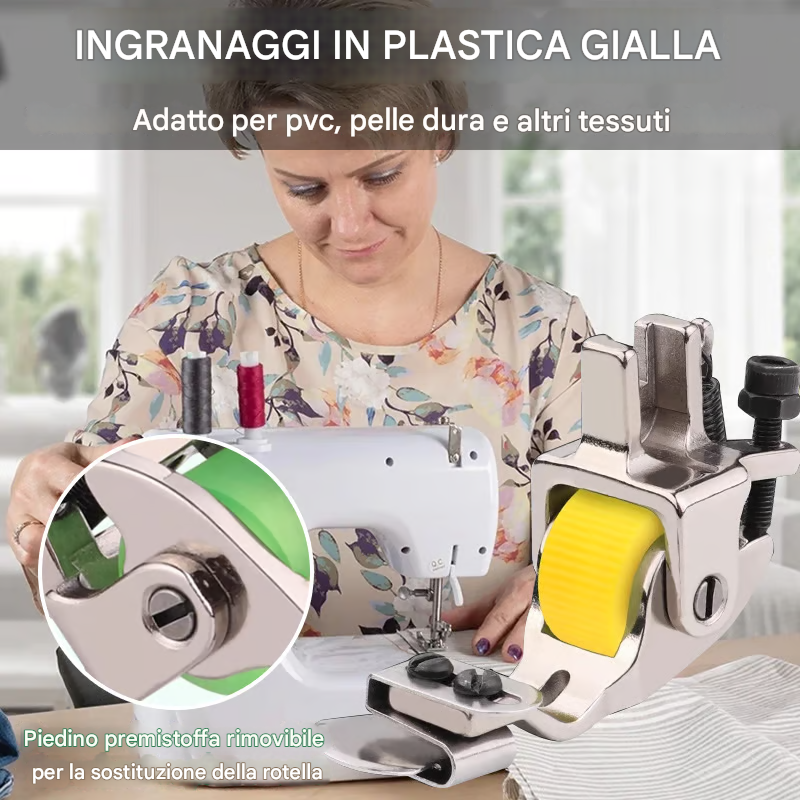 🔥 Piedino premistoffa versatile regolabile per orlo arrotolato