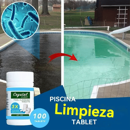 Tableta limpiadora de piscinas (100 tabletas)
