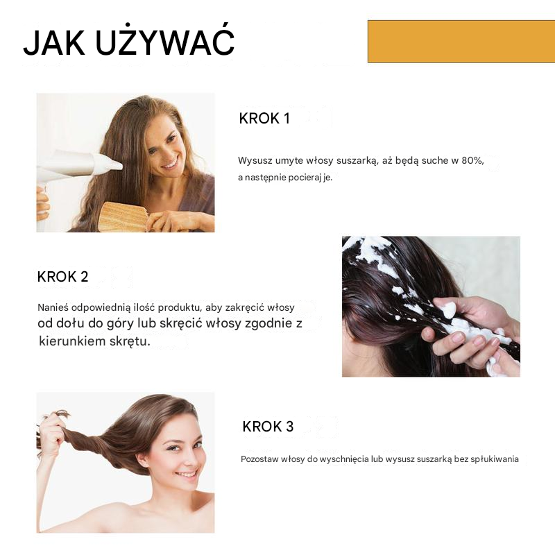 Moroccan Volume Elasticity Long Lasting Styling, Moroccan Curl Defining Volumeizing Cream, Maroko Nawilżający krem ​​nawilżający do stylizacji, Elastina Para el Cabello 3,38 fl.oz