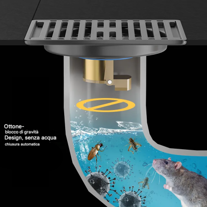 Nucleo deodorante per lo scarico del pavimento del bagno