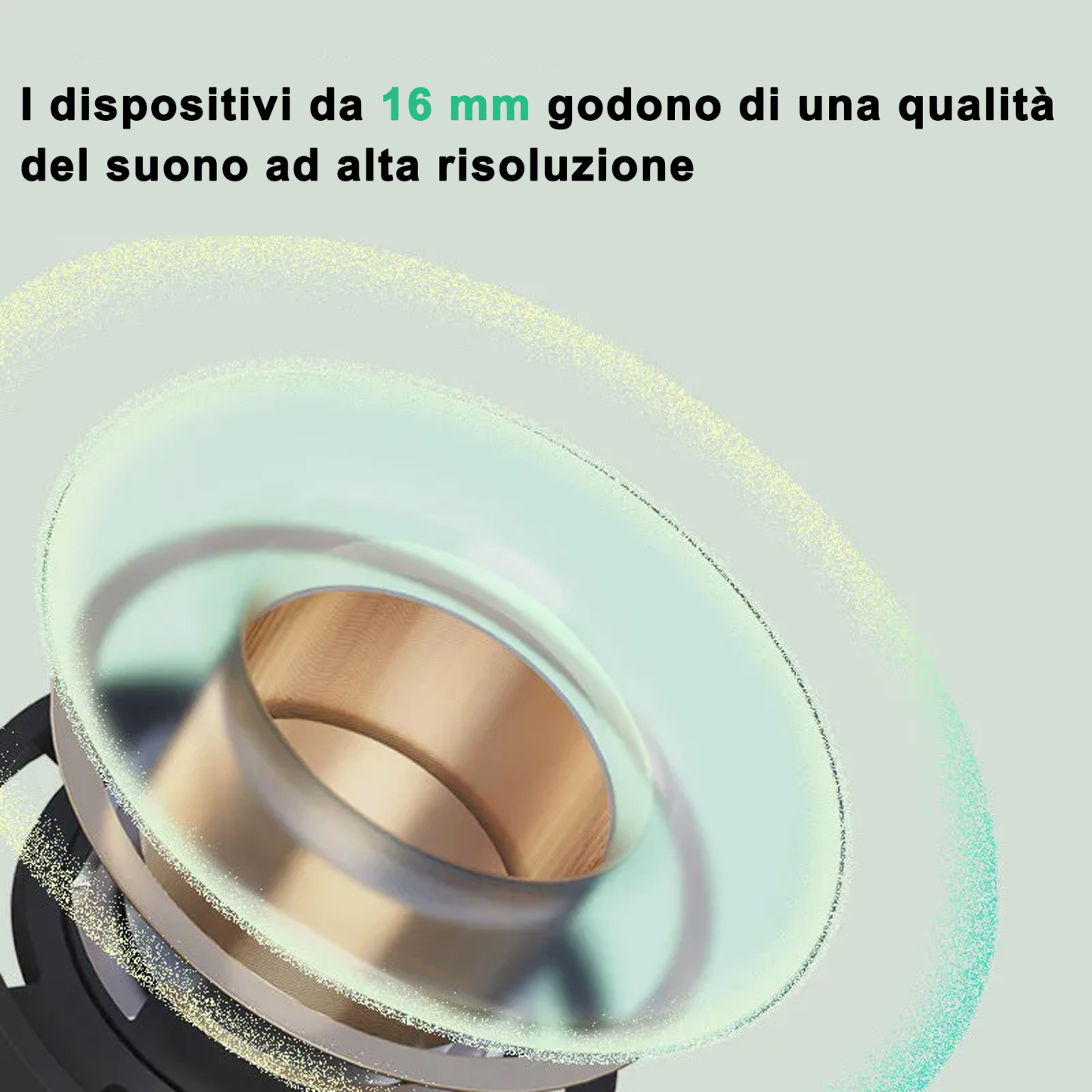 Auricolare Bluetooth wireless con auricolare pendente