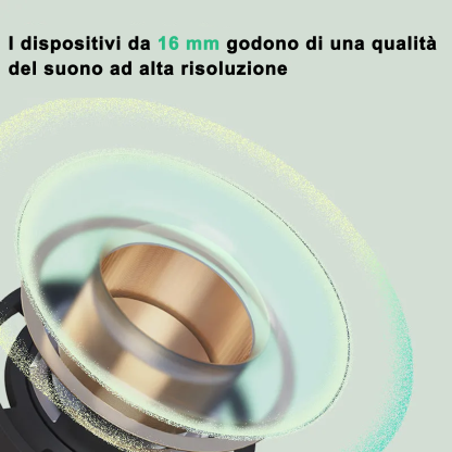Auricolare Bluetooth wireless con auricolare pendente