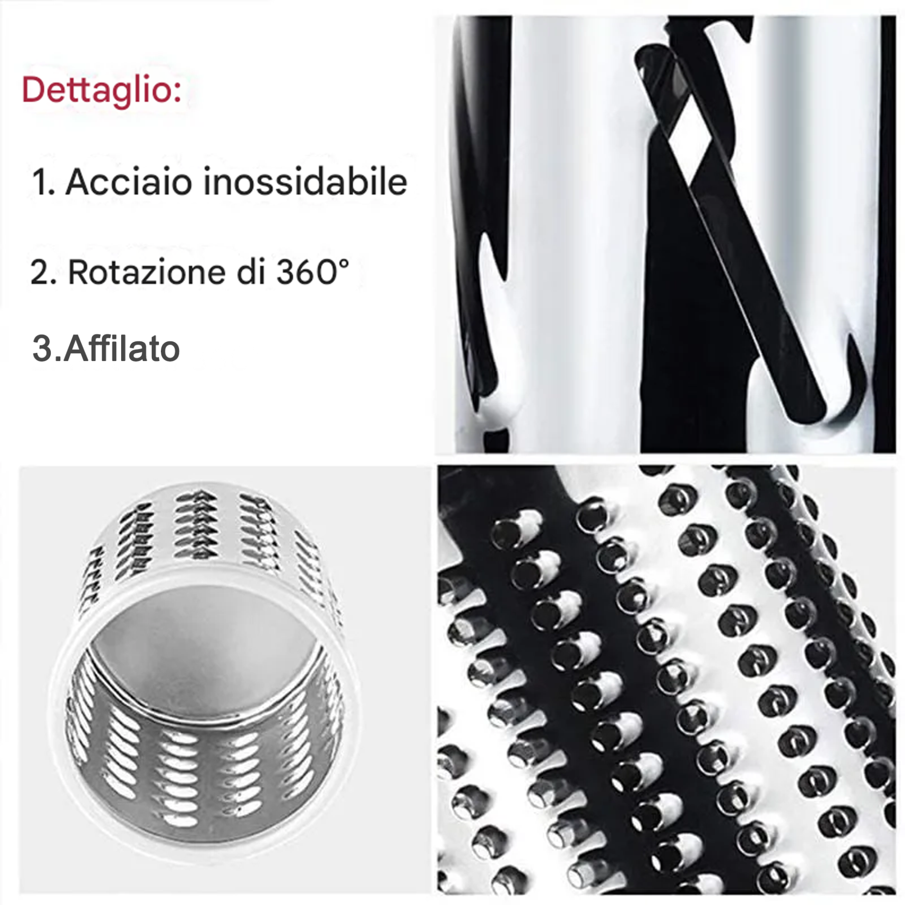 Tagliaverdure e affettatrice multifunzionale