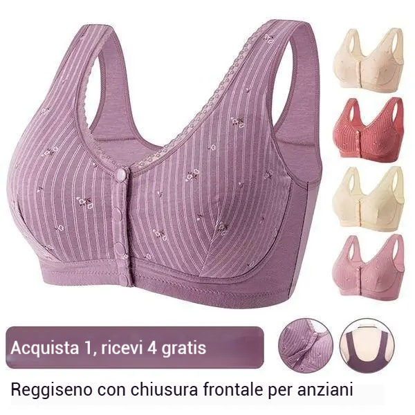 🔥 Intimo sottile, traspirante, senza ferretto e senza tracce, taglie forti