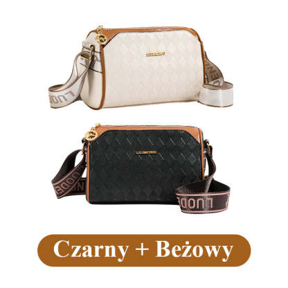 Torebka na Ramię z Trzema Warstwami i Wzorem Diamentowym dla Kobiet