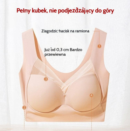 👙🎀Twoja seksowna broń✨Seksowne bezprzewodowe biustonosze push up 【1+1 Bezpłatnie】🥰