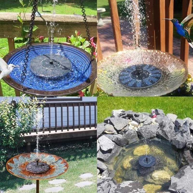 Dai vita al tuo giardino con una fontana magica solare