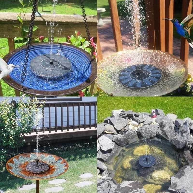 Dai vita al tuo giardino con una fontana magica solare