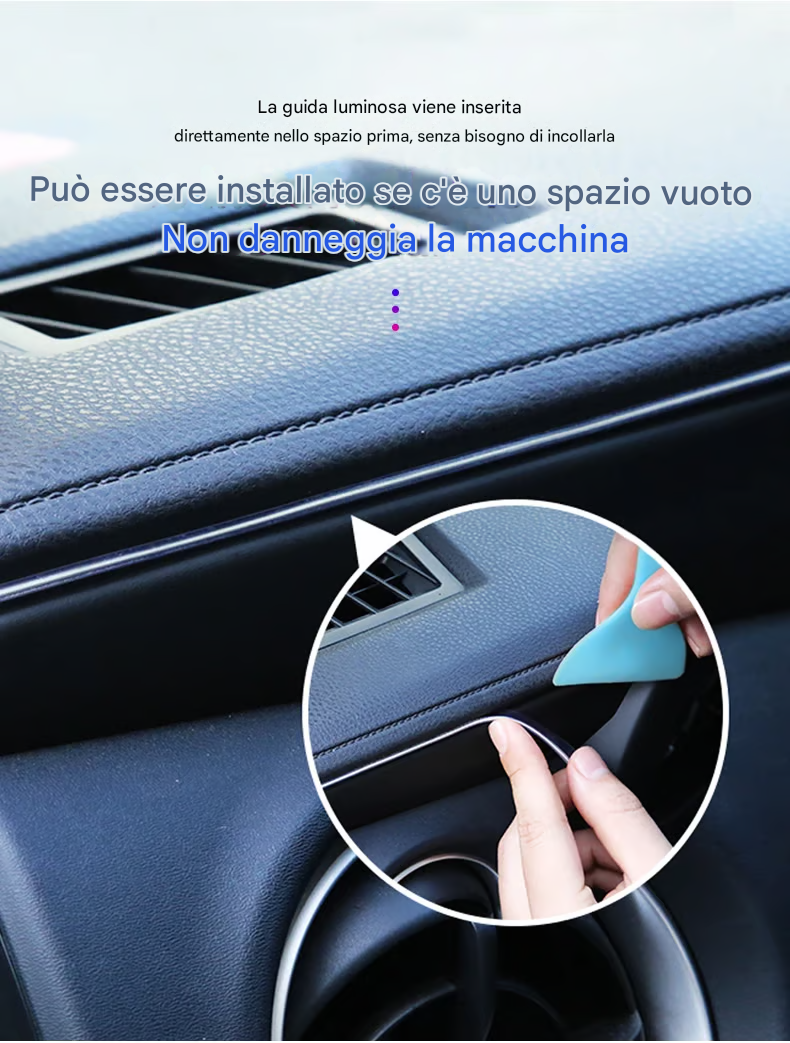 ⚡1/2/3/4/5M Lampada decorativa per interni auto con controller