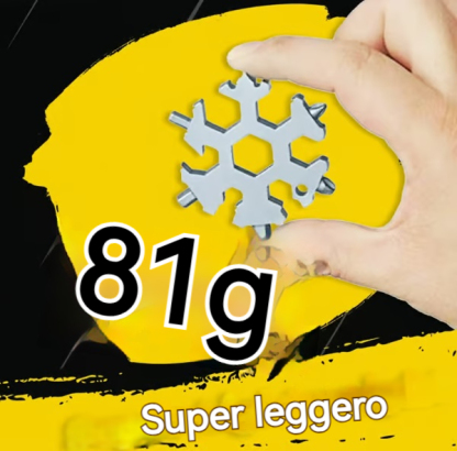 🔥🔥【Acquista 2 e ricevi 2 gratis】🔧 Nuovo strumento multifunzione Snowflake 18 in 1