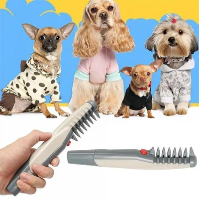Pettine elettrico per la rifinitura e la cura dei capelli