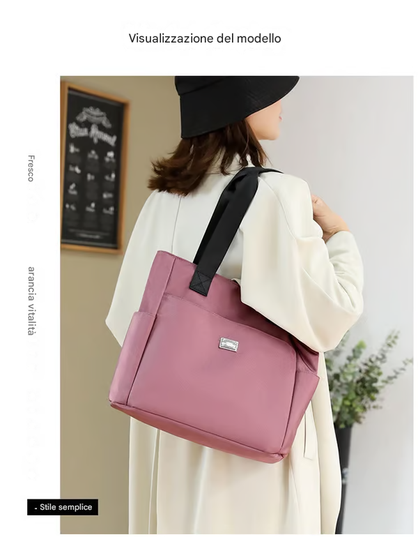 🔥Borsa a tracolla multitasche in nylon idrorepellente di grande capacità👜