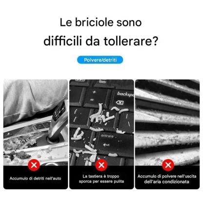 Gel detergente antipolvere, confezione da 2