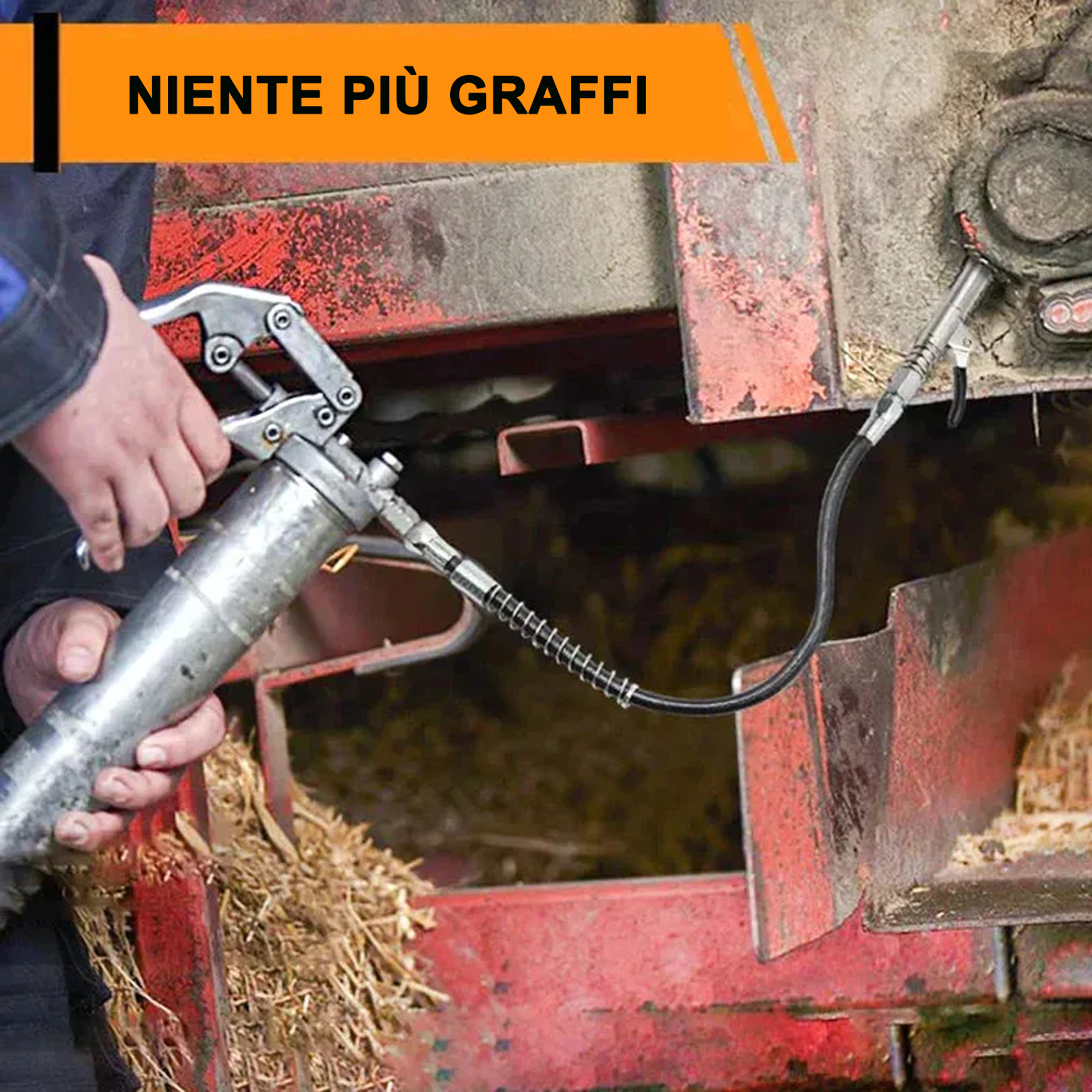 Robusto bloccaggio su giunti per grasso