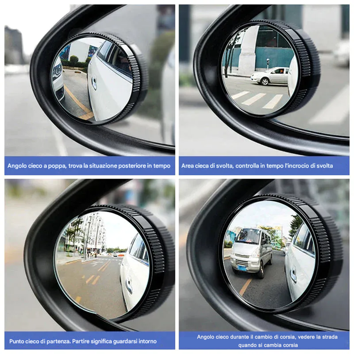 Specchietto retrovisore per angolo cieco auto