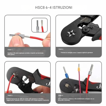 Kit di utensili per pinze a crimpare