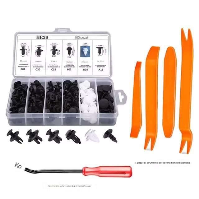 Set di scatole di fissaggio per auto (630 pezzi)