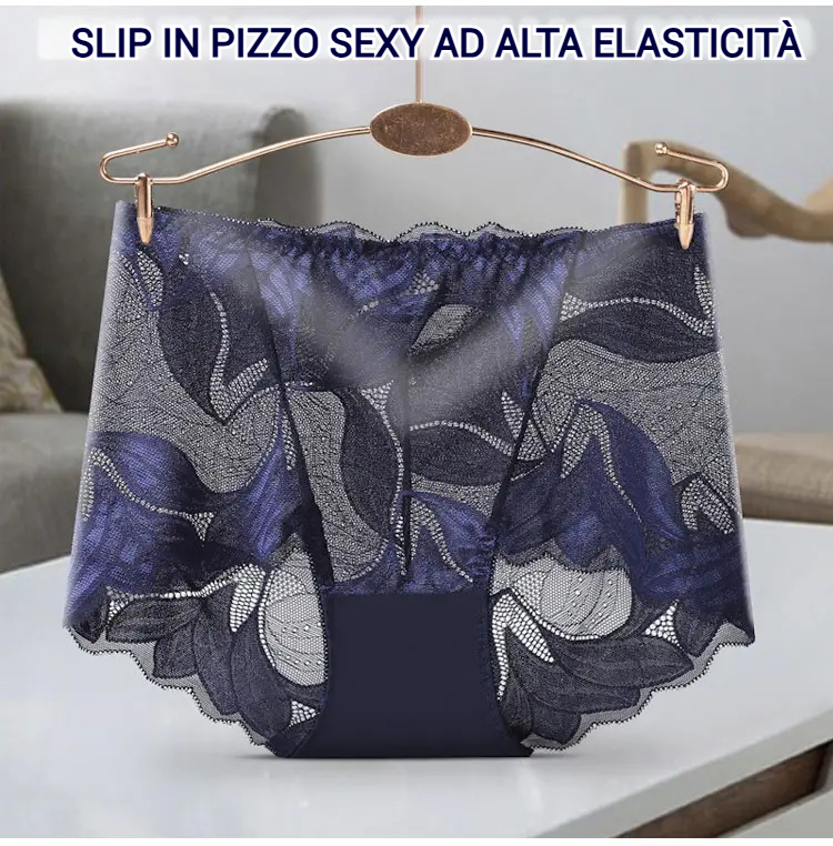 💋【40-105 kg】Intimo da donna sexy e traspirante a vita media