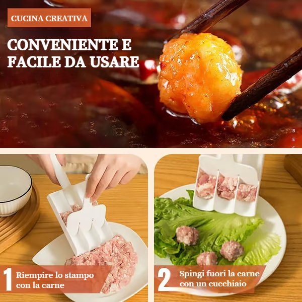 Creatore di polpette 3 in 1 Creative Kitchen