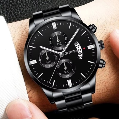 Czarny zegarek męski | CHRONOMASTER