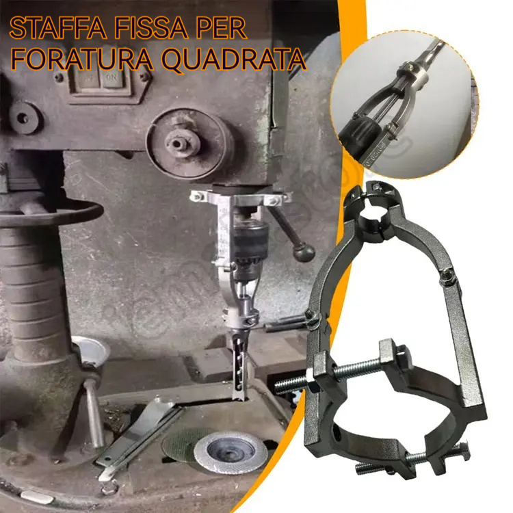 🧑‍🔧🧰Supporto per fissare il burghiu con gaură pătrată