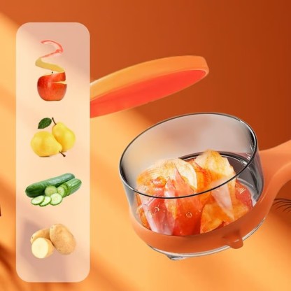 Coltello sbucciatore a doppia lama in acciaio inossidabile con scatola portaoggetti