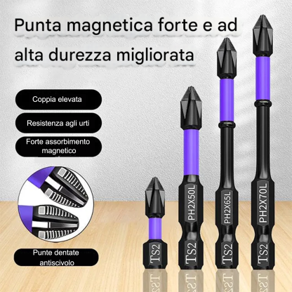 D1 Anti-Slip And Shock-Proof Bits With Phillips Screwdriver Bits