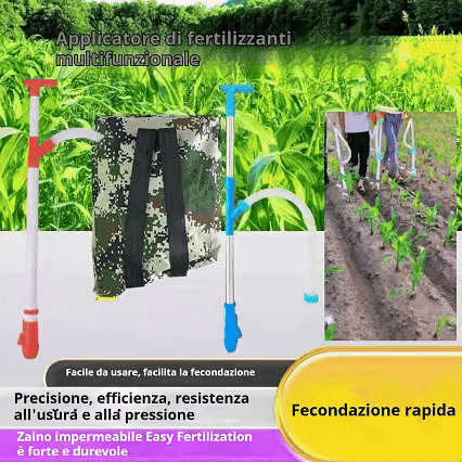 Spandiconcime agricolo automatico multifunzionale a zaino
