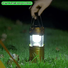  Solarna Lampa Kempingowa + Latarka | CAMPGLO