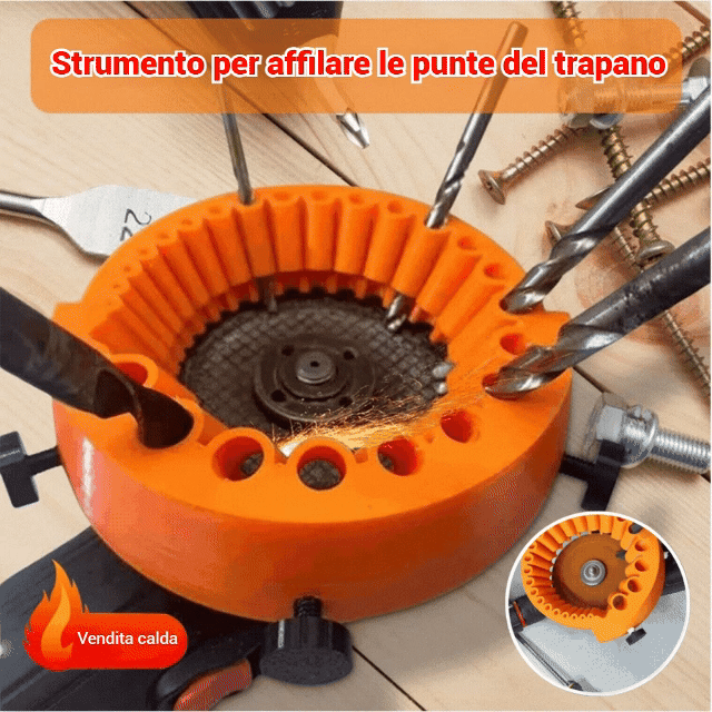 Affilatrice per punte da trapano - per punte da trapano da 2 a 13 mm