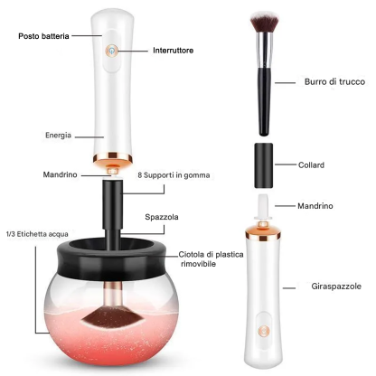 Detergente per pennelli da trucco Belle Beauty