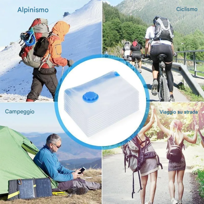 Sacchetti sottovuoto con pompa ad aria
