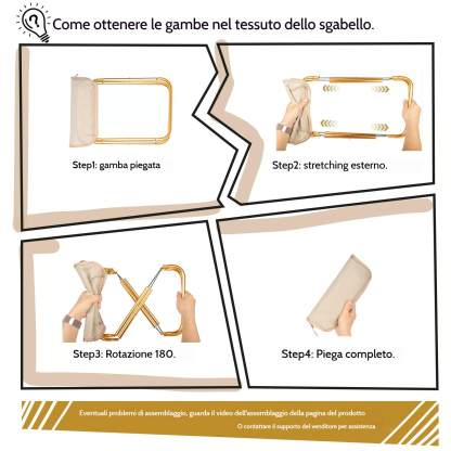Sedia pieghevole portatile ultraleggera