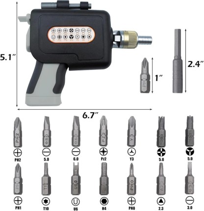 Cacciavite a cricchetto 16 in 1