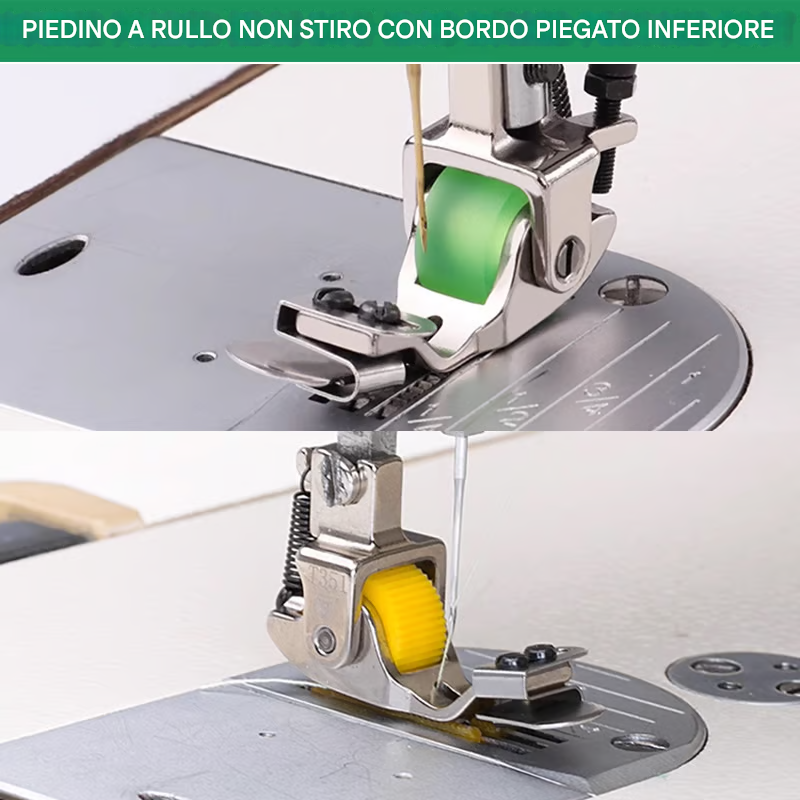 🔥 Piedino premistoffa versatile regolabile per orlo arrotolato