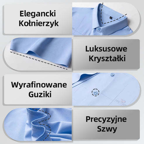 💁‍♂️ Męska Letnia Przewiewna Elastyczna Koszula Biznesowa