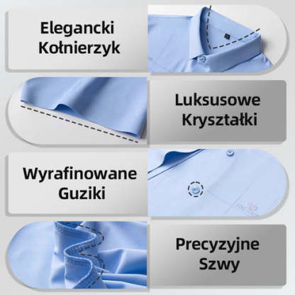 💁‍♂️ Męska Letnia Przewiewna Elastyczna Koszula Biznesowa