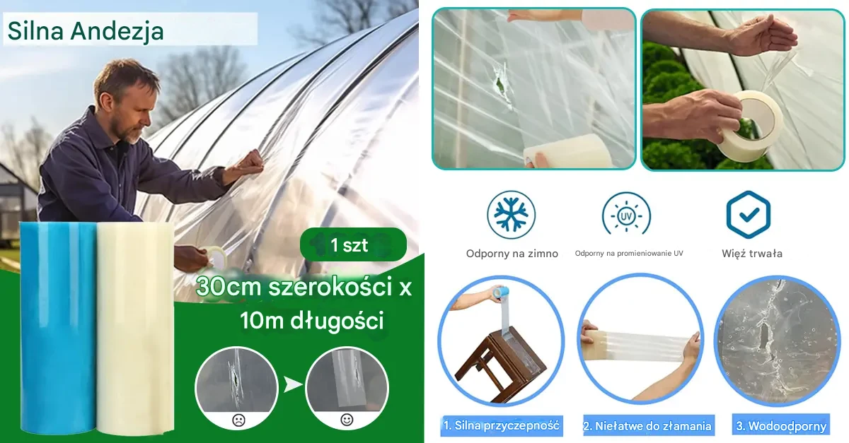 🔥👍Świetna taśma do naprawy szop