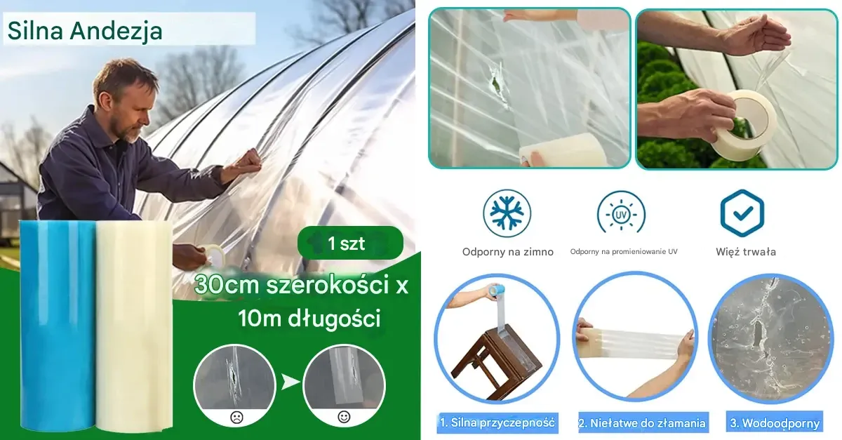 🔥👍Świetna taśma do naprawy szop