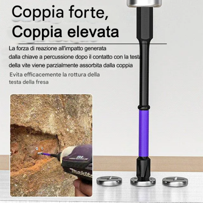 D1 Anti-Slip And Shock-Proof Bits With Phillips Screwdriver Bits