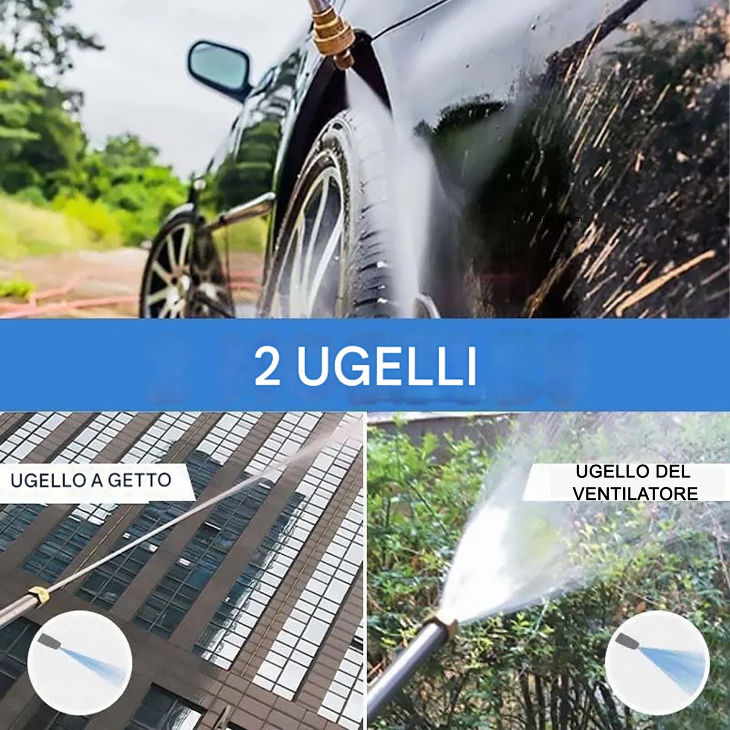 Idropulitrice ad alta pressione 2 in 1 2.0