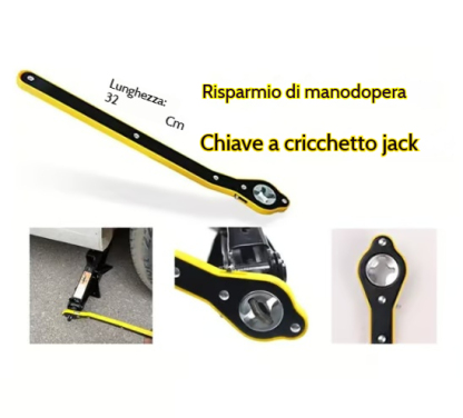 Chiave a cricchetto per risparmiare manodopera