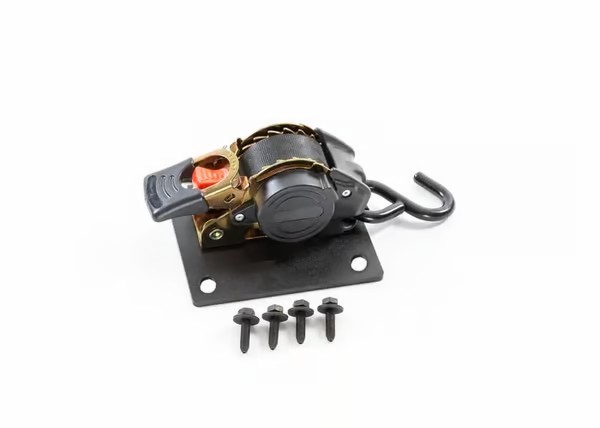 🔥 Cinghia a cricchetto retrattile per auto con kit di supporto per binario