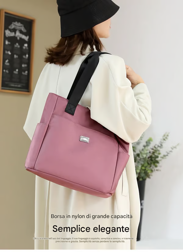 🔥Borsa a tracolla multitasche in nylon idrorepellente di grande capacità👜