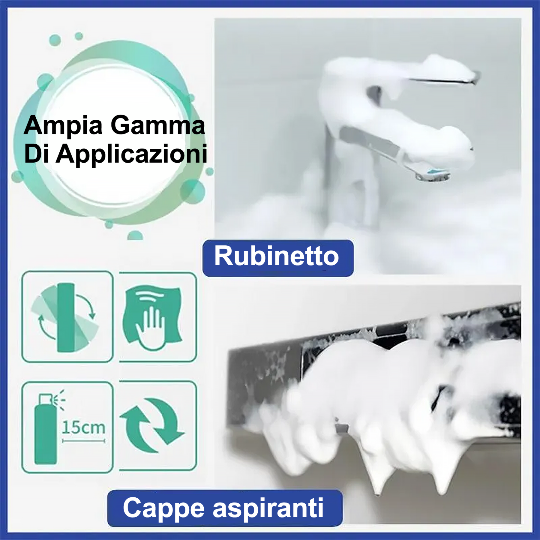 Spray detergente multiuso senza risciacquo