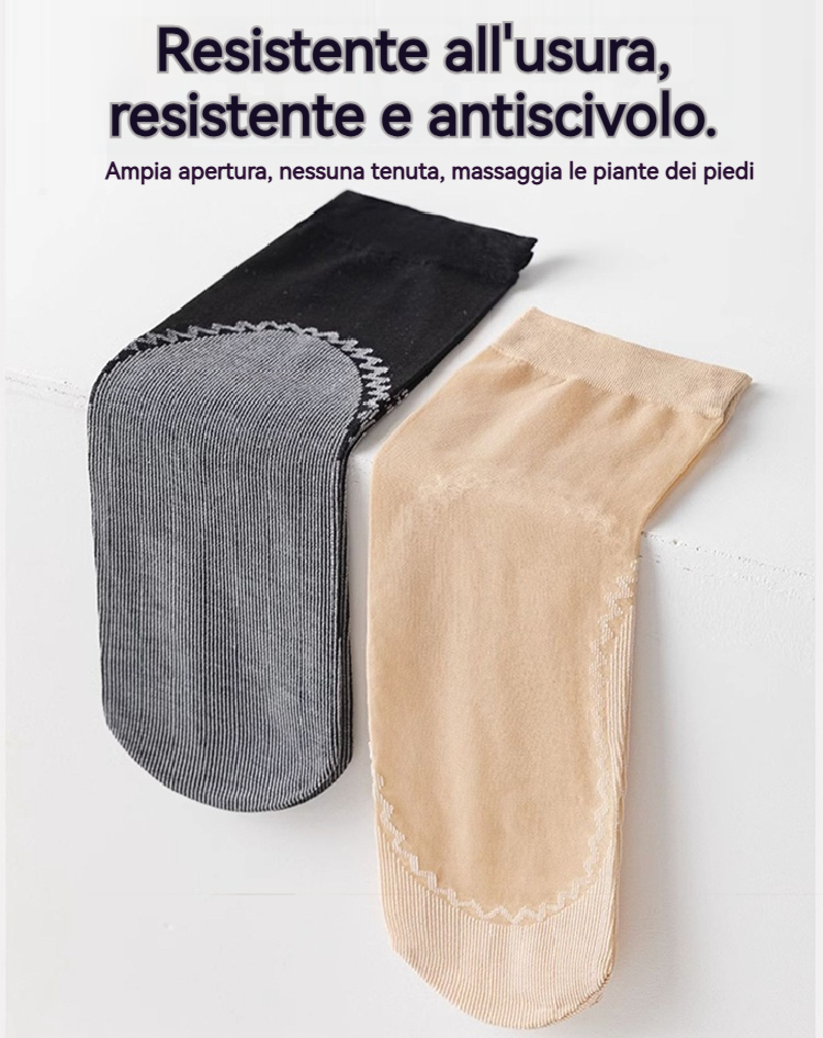 🔥【Časovo obmedzená ponuka】40 párov za 26 eur🔥Krátke ponožky s bavlnenou podrážkou s volánikmi, protišmykový štýl