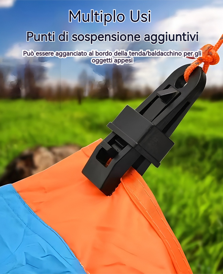 🔥🏡🌿[50/100 pezzi] Clip di fissaggio per rete ombreggiante da giardino, clip di fissaggio per tenda