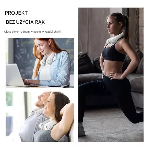 Przenośny wentylator na szyję | NECKCOLIO